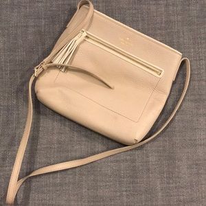 White and cream Kate Spade cross body bag